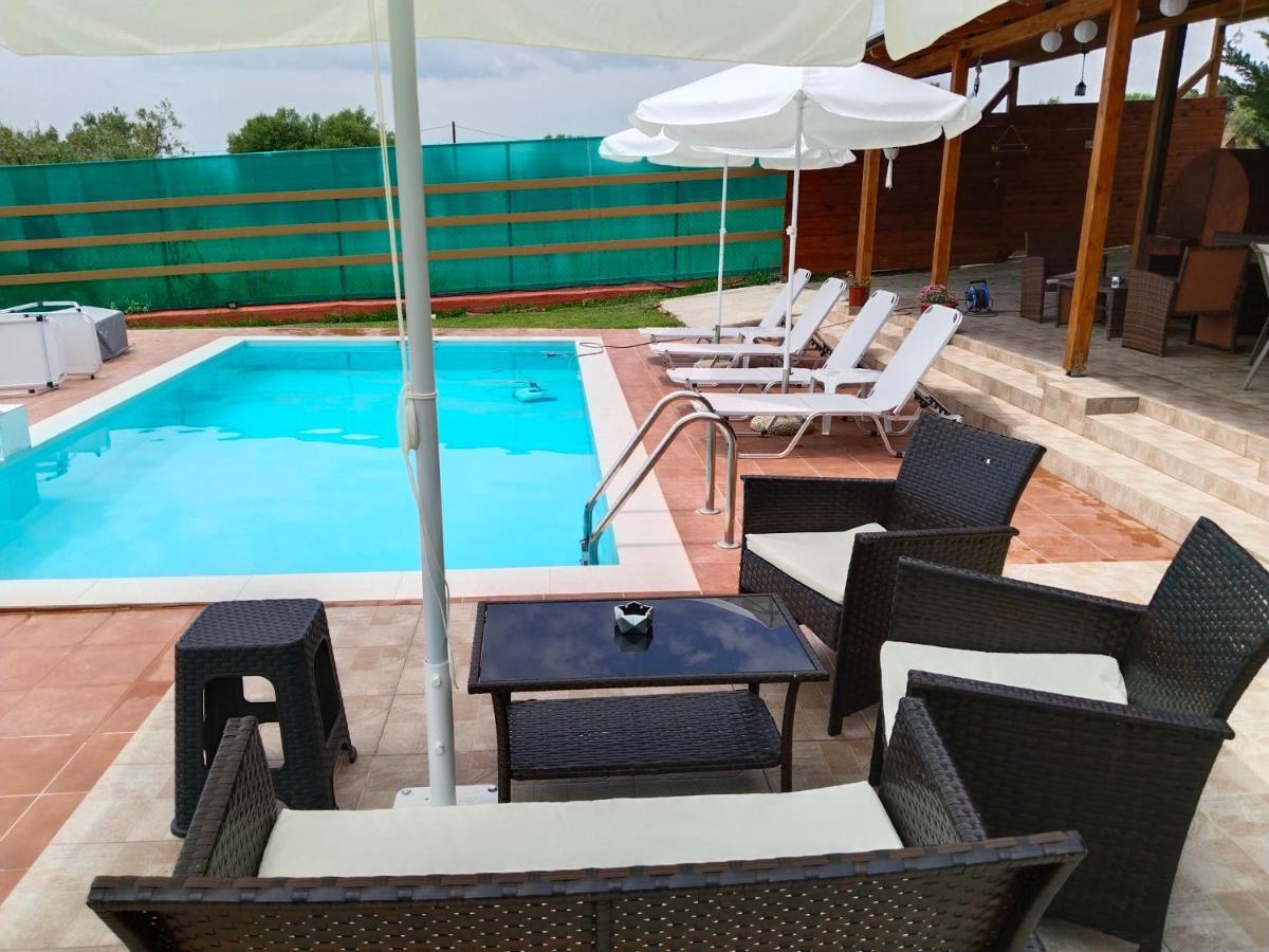 Maria Lemoni Swimming Pool Apartment Nea Skioni Exterior photo